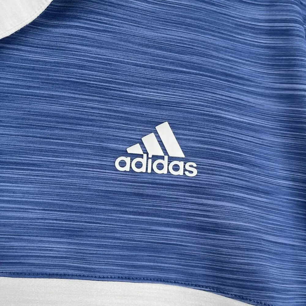 Chateau Whistler Adidas Polo Shirt Performance Gold Stretch Mens XL *SEE